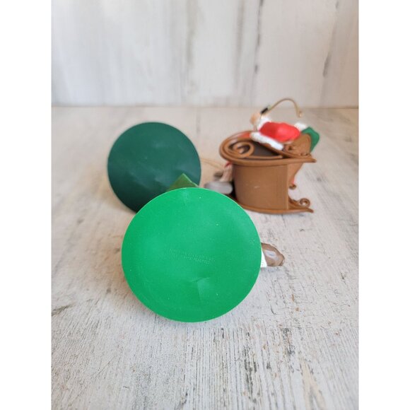 Coke cola Santa Claus reclining chair ornament Xmas set vintage - Picture 9 of 9